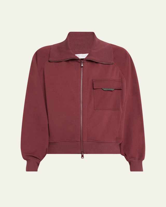 Light Fleece Cardigan Sweatshirt